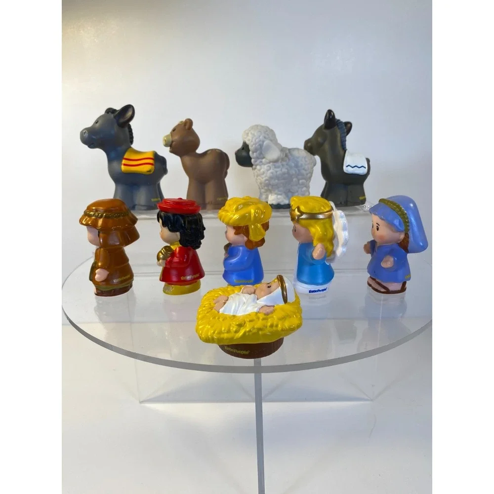 Fisher Price Little People Christmas Story Nativity Set & 10 Figures Flawed